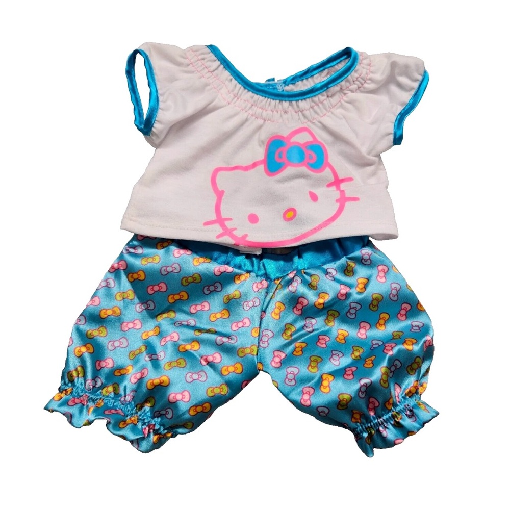 Vintage Build A Bear Sanrio Hello Kitty Pajamas PJs Sanrio Sleep Set RARE HTF